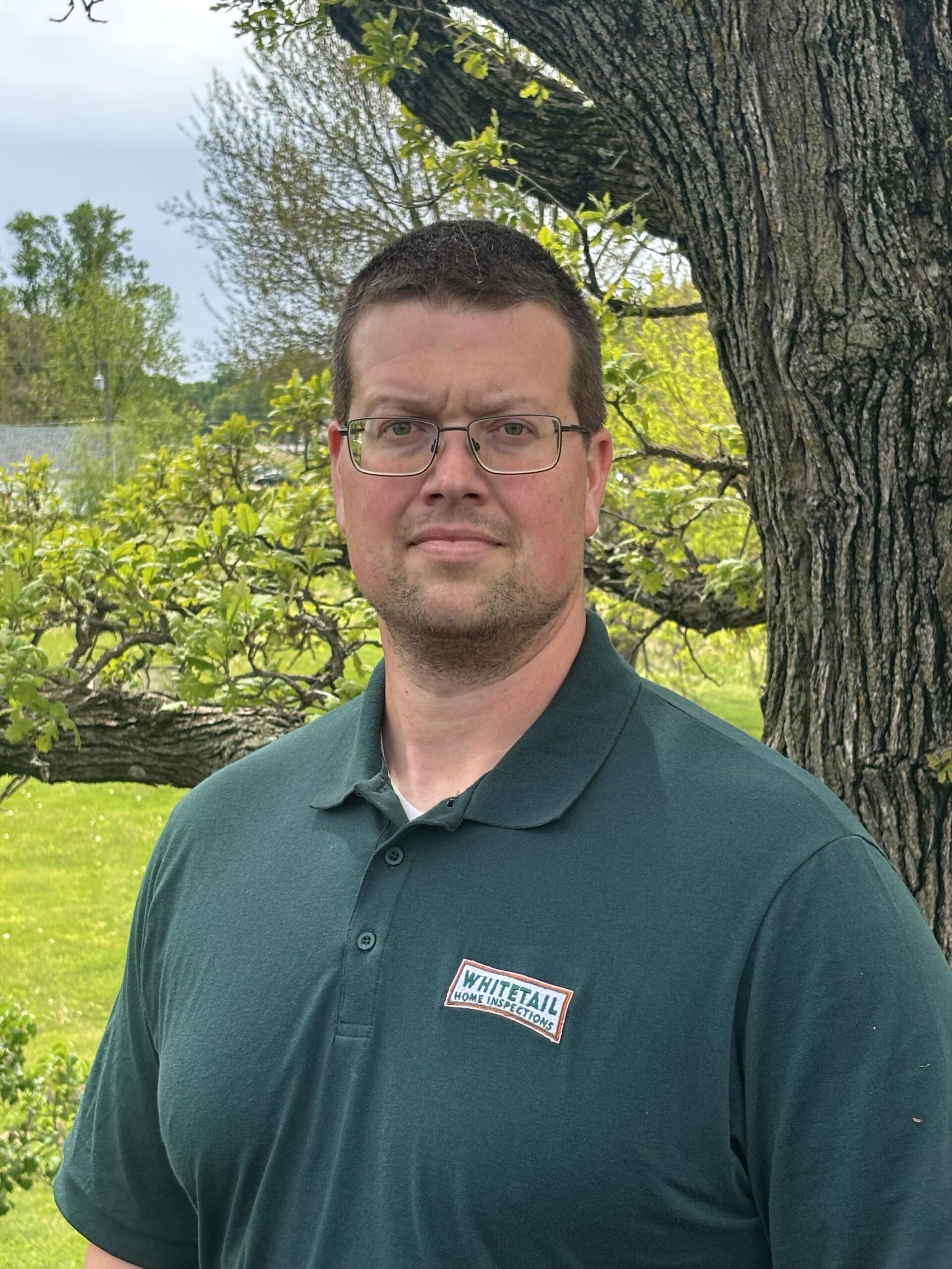 Professional home inspector from Whitetail Home Inspections standing outdoors, representing trusted residential home inspection services.